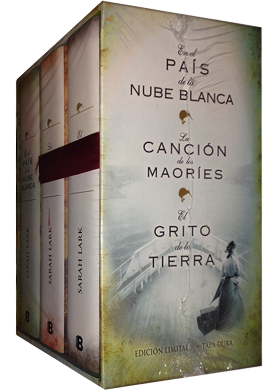 {'language': [{'attrs': {'id': '2'}, 'value': 'TRILOGÍA DE LA NUBE BLANCA (estuche 3 vols., tapa dura)'}, {'attrs': {'id': '3'}, 'value': 'TRILOGÍA SARAH LARK (Estuche 3 vols.)'}]}
