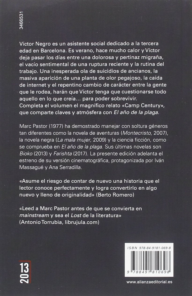 {'language': [{'attrs': {'id': '2'}, 'value': 'EL AÑO DE LA PLAGA'}, {'attrs': {'id': '3'}, 'value': 'EL AÑO DE LA PLAGA'}]}