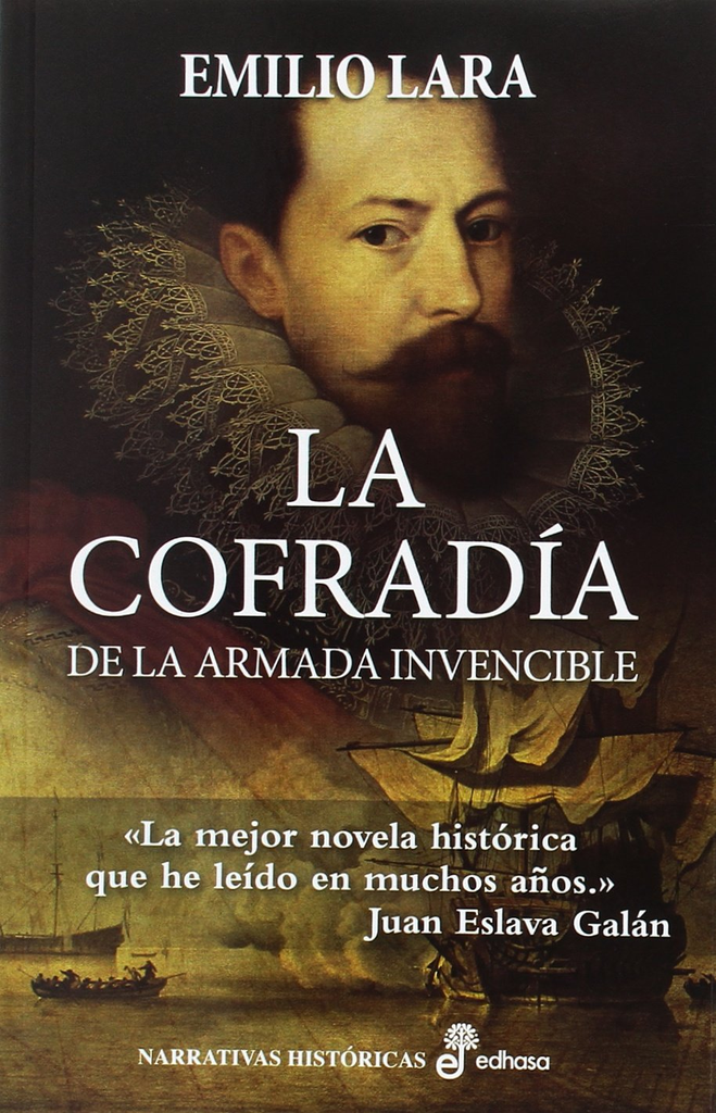 {'language': [{'attrs': {'id': '2'}, 'value': 'LA COFRADÍA DE LA ARMADA INVENCIBLE'}, {'attrs': {'id': '3'}, 'value': 'LA COFRADÍA DE LA ARMADA INVENCIBLE'}]}