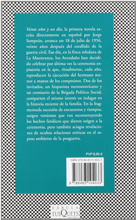 {'language': [{'attrs': {'id': '2'}, 'value': 'VEINTE AÑOS Y UN DÍA'}, {'attrs': {'id': '3'}, 'value': 'VEINTE AÑOS Y UN DÍA'}]}