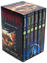 {'language': [{'attrs': {'id': '2'}, 'value': 'WARRIORS: THE COMPLETE FIRST SERIES (Box set, 6 vols.)'}, {'attrs': {'id': '3'}, 'value': 'WARRIORS BOX SET (Volumes 1 to 6)'}]}