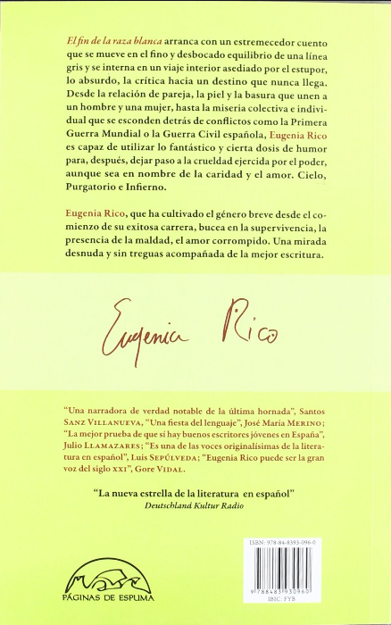 {'language': [{'attrs': {'id': '2'}, 'value': 'EL FIN DE LA RAZA BLANCA'}, {'attrs': {'id': '3'}, 'value': 'EL FIN DE LA RAZA BLANCA'}]}