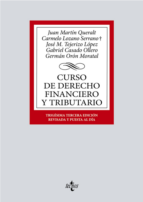 CURSO DE DERECHO FINANCIERO Y TRIBUTARIO