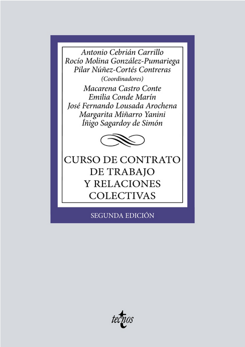 CURSO DE CONTRATO DE TRABAJO Y RELACIONES COLECTIVAS