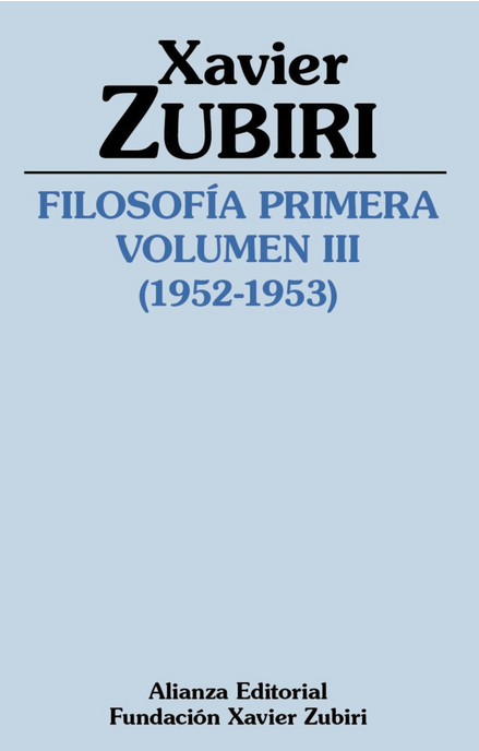 FILOSOFÍA PRIMERA (1952-1953) III