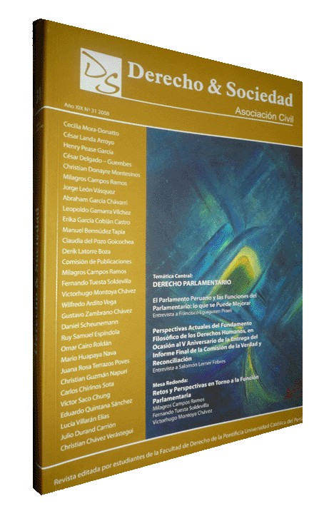 REVISTA DERECHO & SOCIEDAD 31