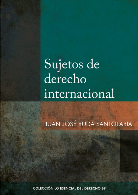 SUJETOS DE DERECHO INTERNACIONAL