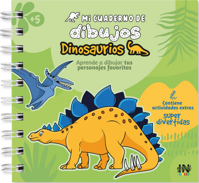 MI CUADERNO DE DIBUJOS: DINOSAURIOS