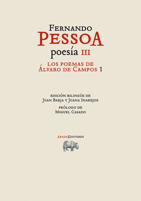 POESÍA III: Los poemas de Álvaro de Campos 1