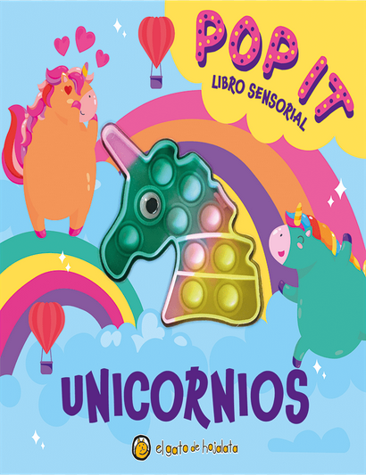 Pop It Libro Sensorial: UNICORNIOS