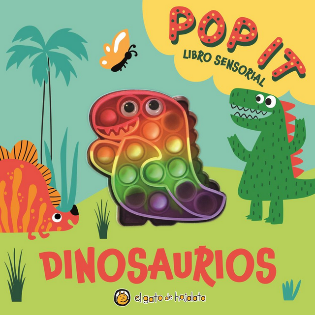 Pop It Libro Sensorial: DINOSAURIOS