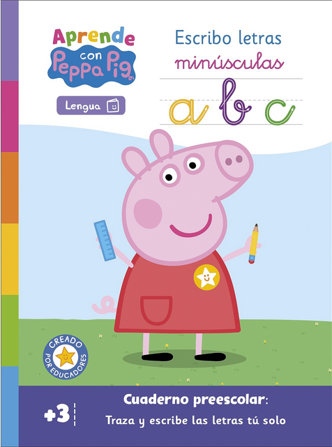 Aprende con Peppa Pig: ESCRIBO LETRAS MINÚSCULAS