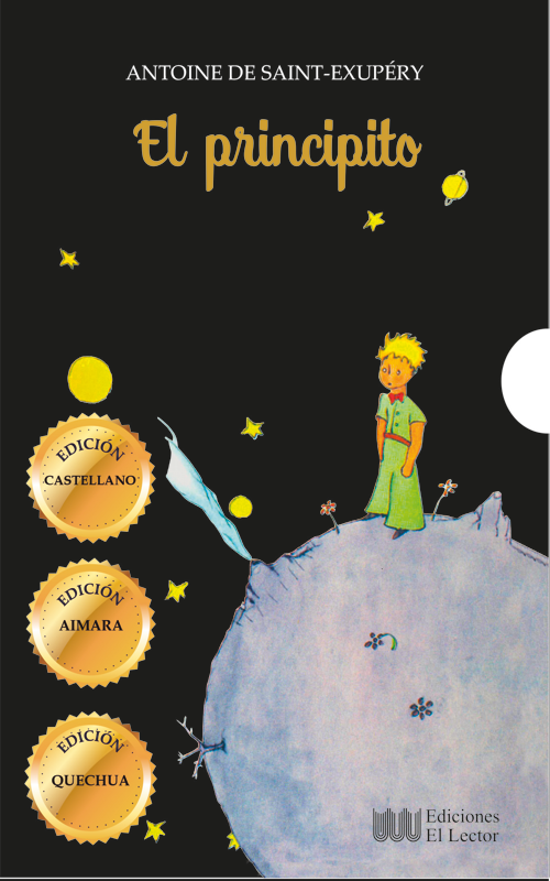 EL PRINCIPITO en español, aimara y quechua (estuche 3 vols.)