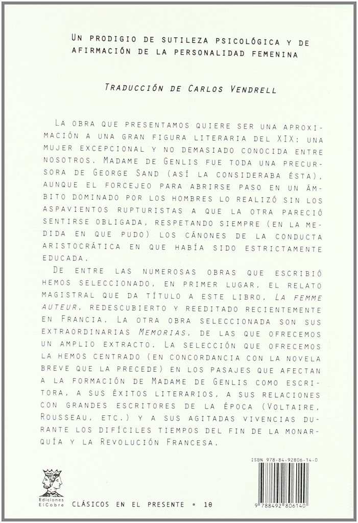 LA ESCRITORA