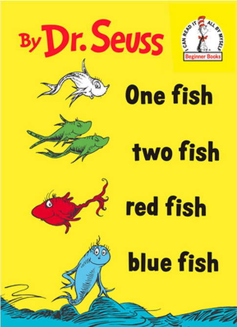 ONE FISH, TWO FISH, RED FISH, BLUE FISH