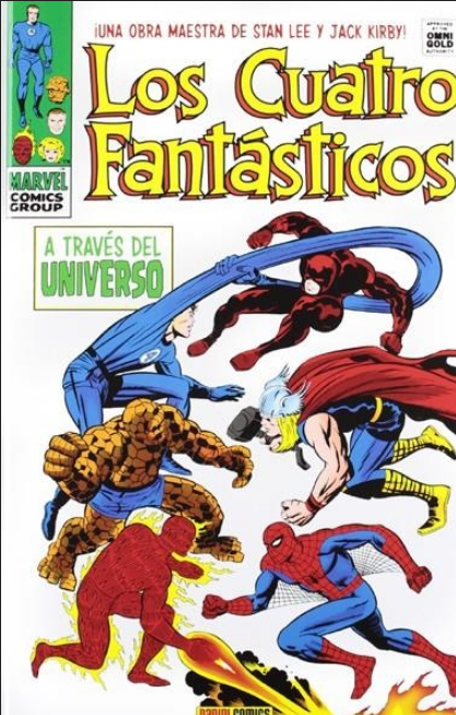 LOS 4 FANTÁSTICOS (Omnigold) 04: A TRAVÉS DEL UNIVERSO