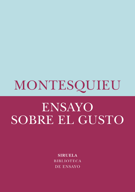ENSAYO SOBRE EL GUSTO