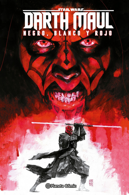 STAR WARS: DARTH MAUL - Blanco, negro y rojo