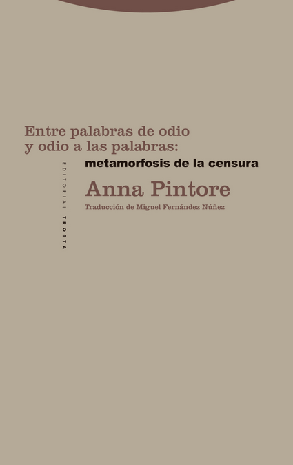 ENTRE PALABRAS DE ODIO Y ODIO A LAS PALABRAS