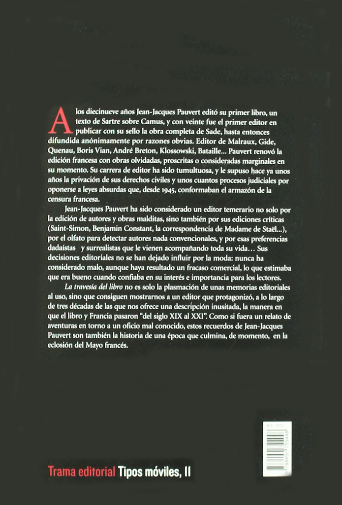 LA TRAVESÍA DEL LIBRO