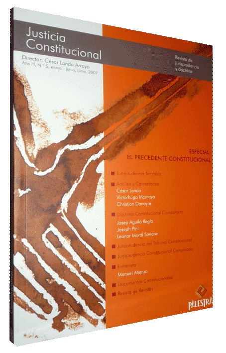 JUSTICIA CONSTITUCIONAL. Revista de Jurisprudencia y Doctrina Nº 5