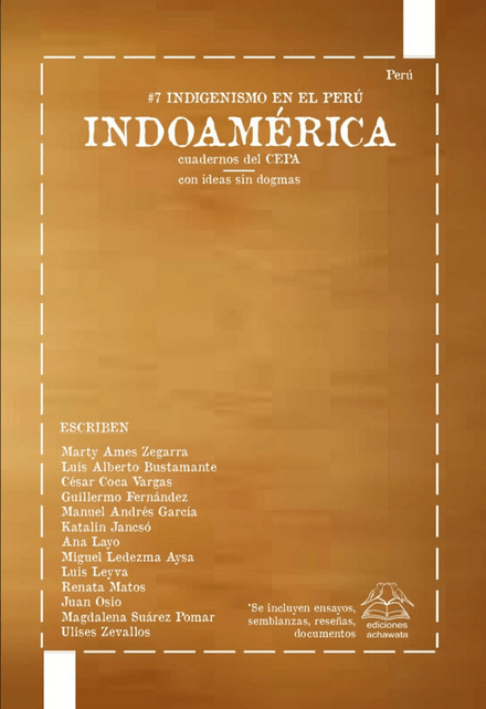 INDOAMÉRICA 07: Indigenismo en el Perú