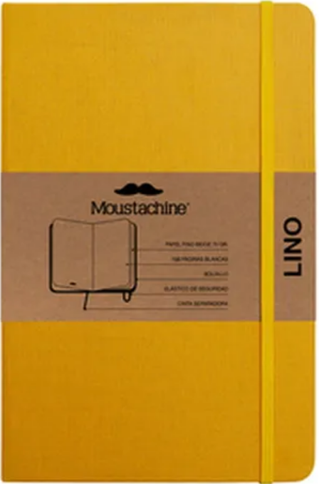 Libreta MOUSTACHINE CLASSIC LINO AMARILLO - Pocket
