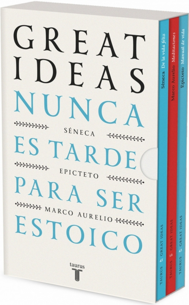 ESTUCHE NUNCA ES TARDE PARA SER ESTOICO (3 vols.)