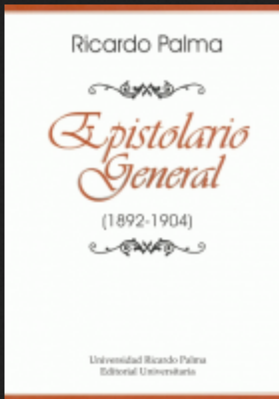 EPISTOLARIO GENERAL (1892-1904)