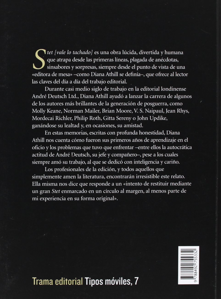 STET (VALE LO TACHADO)