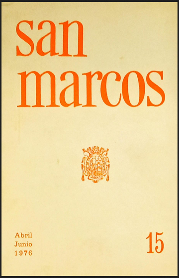REVISTA SAN MARCOS NUEVA ÉPOCA 1976 N°15