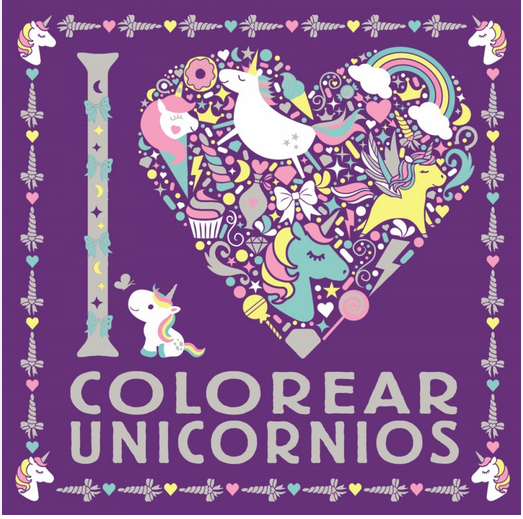I LOVE COLOREAR UNICORNIOS