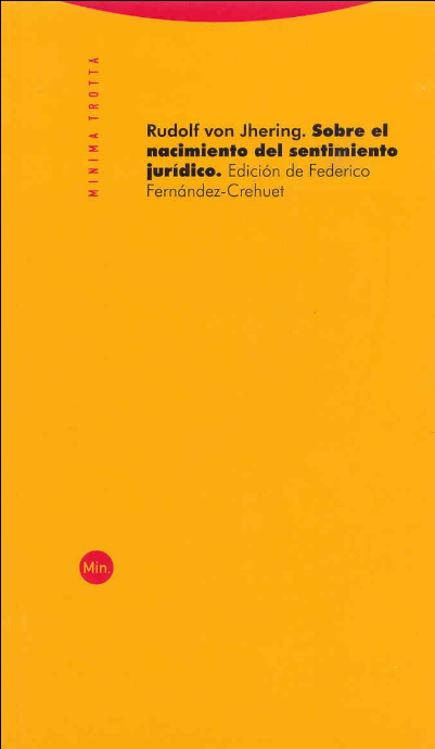 SOBRE EL NACIMIENTO DEL SENTIMIENTO JURÍDICO