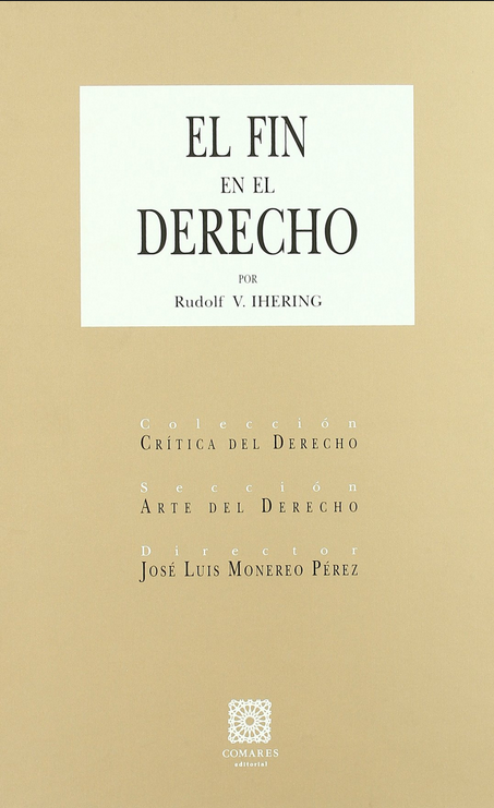 EL FIN EN EL DERECHO