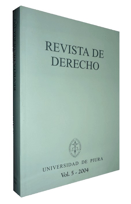 REVISTA DE DERECHO - UNIVERSIDAD DE PIURA 5