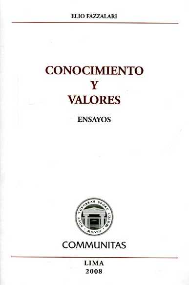 CONOCIMIENTO Y VALORES