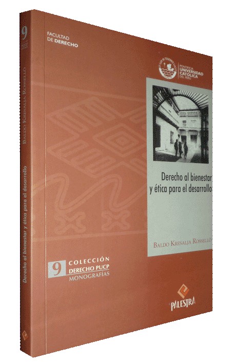 DERECHO AL BIENESTAR Y ÉTICA PARA EL DESARROLLO