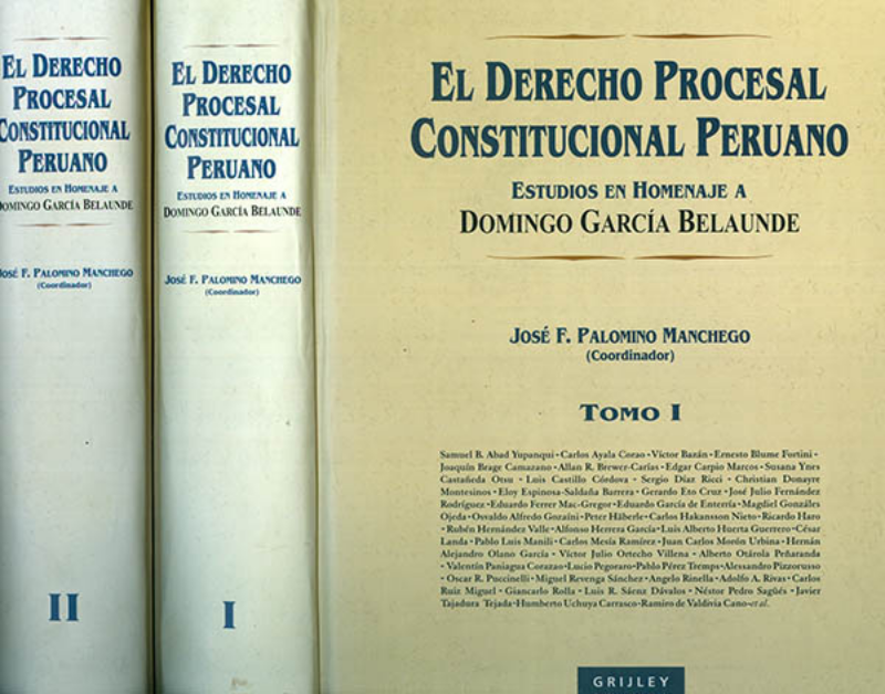 EL DERECHO PROCESAL CONSTITUCIONAL PERUANO (2 tomos)