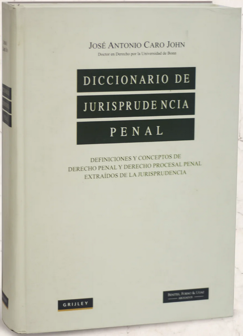 DICCIONARIO DE JURISPRUDENCIA PENAL
