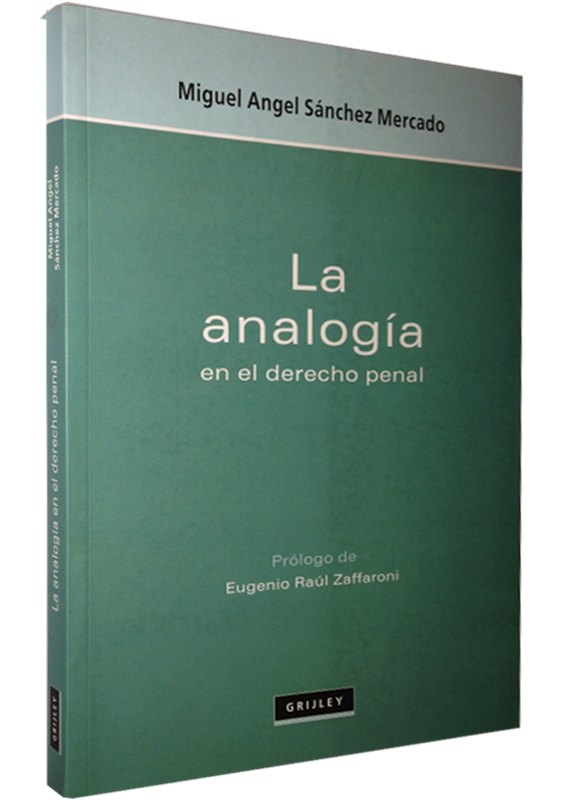 LA ANALOGÍA EN EL DERECHO PENAL