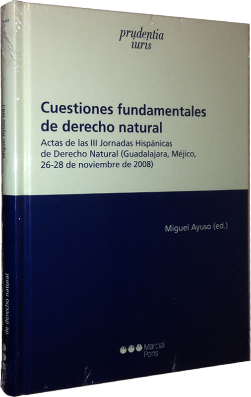 CUESTIONES FUNDAMENTALES DE DERECHO NATURAL