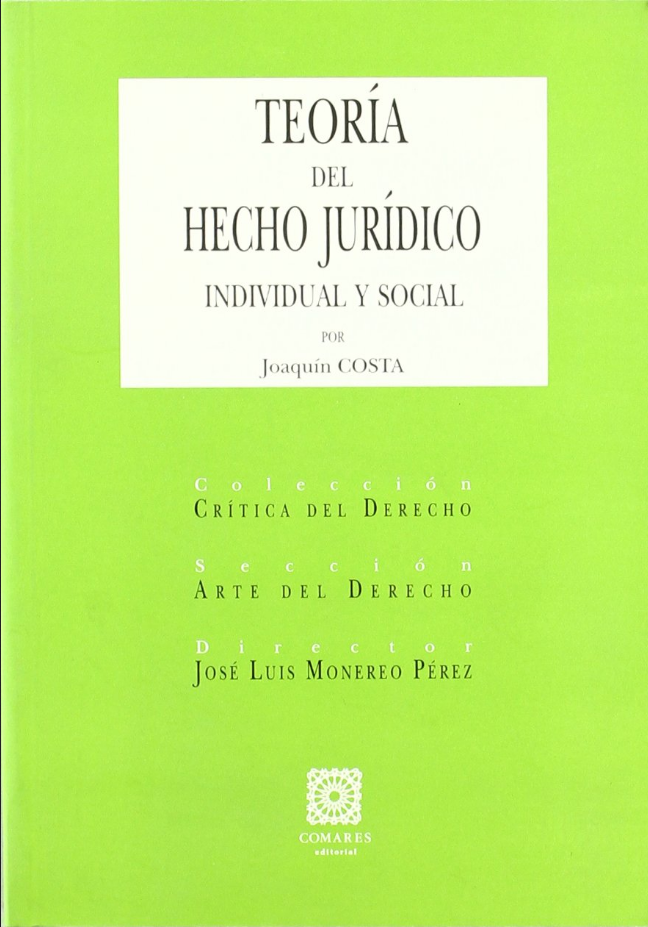TEORÍA DEL HECHO JURÍDICO