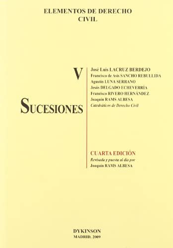 ELEMENTOS DE DERECHO CIVIL (V)