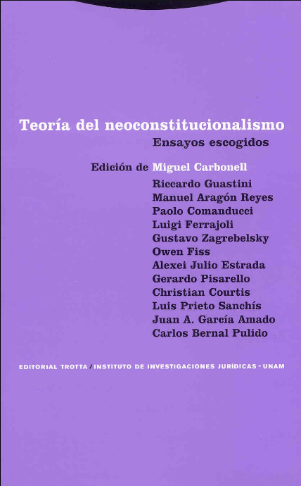 TEORÍA DEL NEOCONSTITUCIONALISMO