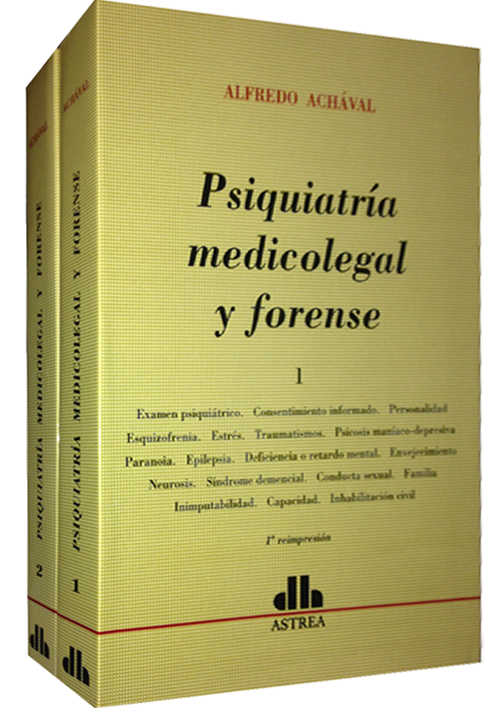 PSIQUIATRÍA MEDICOLEGAL Y FORENSE (2 vols.)