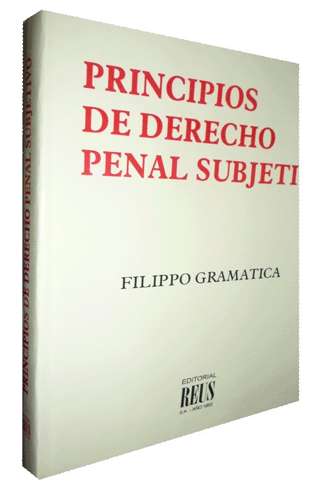 PRINCIPIOS DE DERECHO PENAL SUBJETIVO