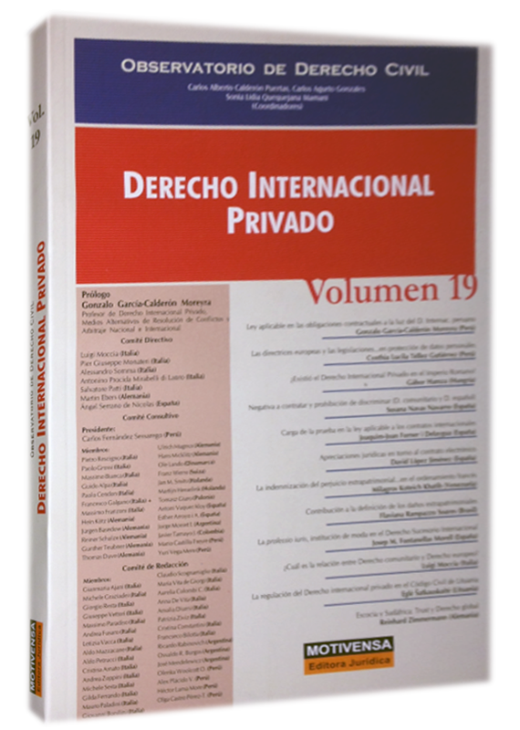 DERECHO INTERNACIONAL PRIVADO