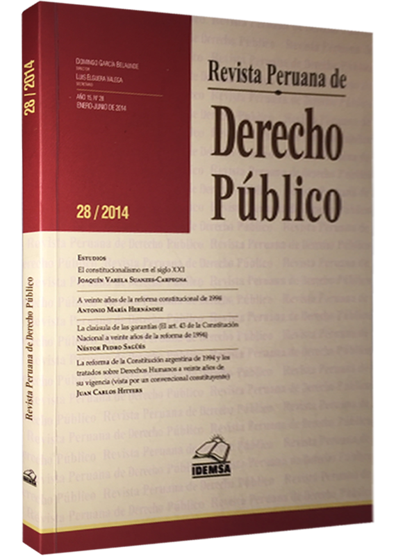 REVISTA PERUANA DE DERECHO PÚBLICO 28