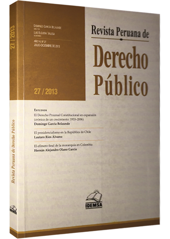 REVISTA PERUANA DE DERECHO PÚBLICO 27