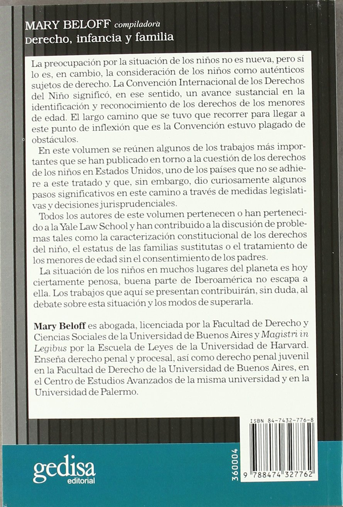 DERECHO, INFANCIA Y FAMILIA